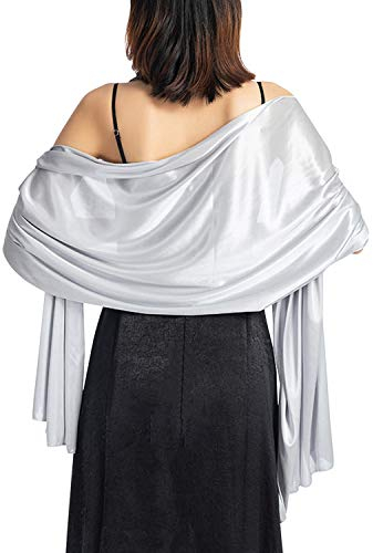 Petalum Elegant Braut Schal Stola Schal für Kleider, Hochzeit Party Retro Umschlagtücher Leicht Weich Schal Wraps