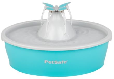 PetSafe Drinkwell Butterfly Dricksfontän, Blå, 1.5 l