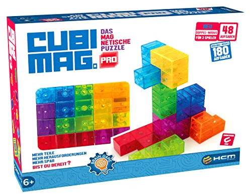 Cubimag Pro - magnetisches Brainteaser Puzzle - Knobelspiel - Logikspiel - HCM Kinzel