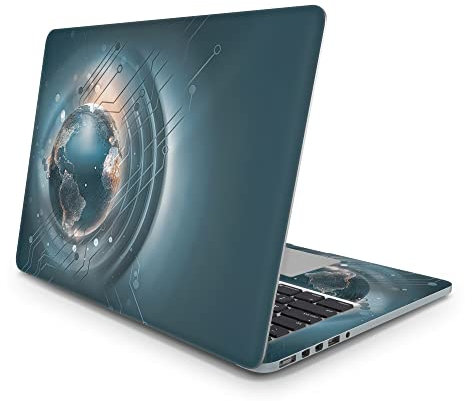 Sticker Master World Map Programmer Vinyl-Aufkleber Skin Cover 13 14 15 Zoll Notebook-Aufkleber für MacBook Asus Acer Hp Lenovo Huawei Dell Vs Toshiba 14 inch (35x26 cm)