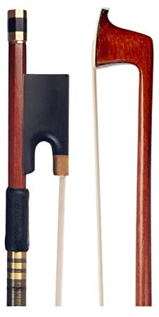 TSTS Violinbogen 4/4 Brasilolwood Ebenholz Frosch Weißes Pferd Haar Gut Balanced Handgemachte Studenten Bogen Student Violinbogen