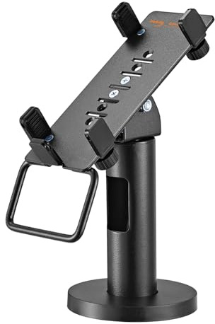 my wall Kartenterminal-Halterung HT35L, Payment Terminal, EC Kartenterminal HalterFlexible Drehung & Neigung, Stabile Befestigung für EC-Kartenlesegeräte, Komfortable Zahlungen, Silikonpolster