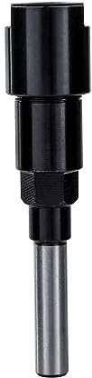 Bestgle Vástago Router Bit Collet Extension Router Rod Vástago Redondo, 8mm Vástago Varilla Fresado Soporte Adaptador Extensor para Recortes de Carpintería