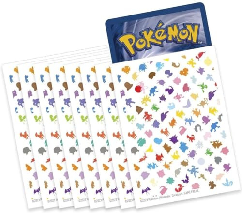 Pokemon Kartenhüllen – Pokemon 151 – Elite-Trainer-Box-Hüllen – versiegelte Packung mit 65 Hüllen