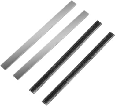 Ruimou Lames de raboteuse à main hss 4 pièces 3-1/4compatibles avec bosch pho 20-82 / pho 100 / gho 40-82