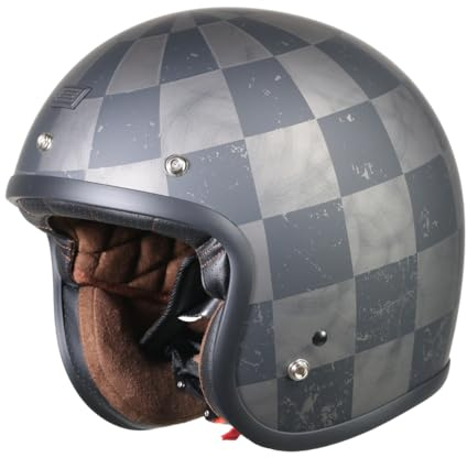 ORIGINE Casco Moto Jet Vintage Casco Moto Abierto Scooter Retro Homologado ECE