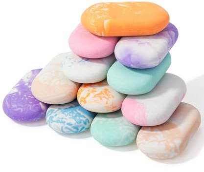 Mr. Pen- Erasers, 12 Pack, Pastel Colors, Marble Pencil Eraser, Erasers for Pencils, Erasers for School, Large Eraser, Rubber Eraser