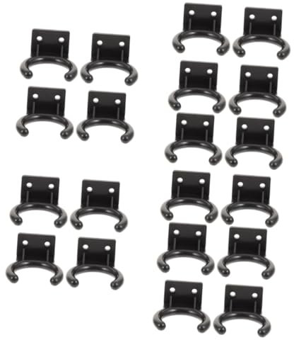 QUMIIRITY 20pcs Microphone Holder Hook Wireless Mic Stand Wall Hanger for Stage Microphone