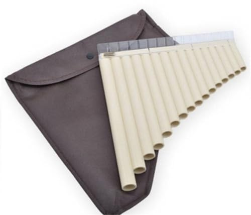 Panflöte 16/18-Rohr-Panflöteninstrument C-Tune-Panflöte Aus Kunstharz Mit Tasche(16)