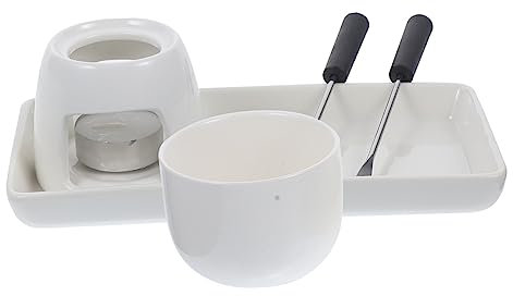 Cabilock Mini-Casserole À Chocolat - Caquelon À Fondue Multifonction pour Fondue Au Fromage Et Au Chocolat