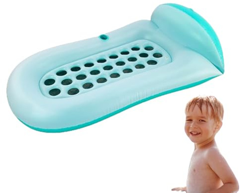 Schwimmmatte für Erwachsene, Schwimmmatte für den Pool, Wasserliege, Lounger, Floß, Spielzeug, Bettmatte für See, Sonnenbad, Garten, Hinterhof, Party