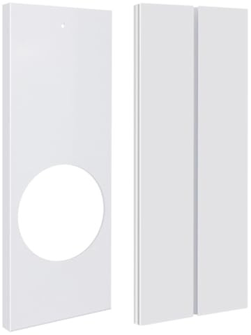 Aiwdeyi Kit Ventana Aire Acondicionado Portátil, Placas de Sellado de Ventana Corredera de Aire Acondicionado Portátil, con Adaptador de Ventana ，Adecuado para Tubos de 5/5,9 de diámetro