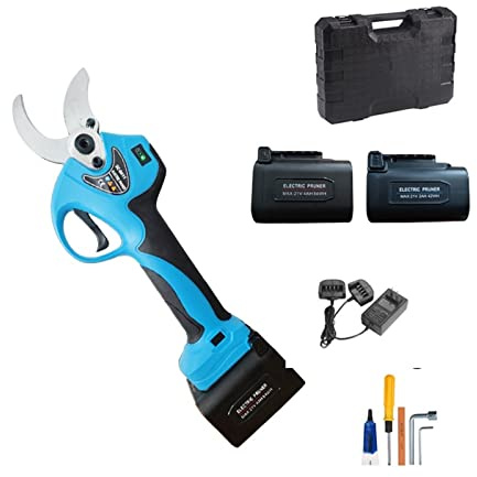 Forbici da giardino elettriche, 21V 40mm Cesoie a batteria Forbici da potatura efficienti Rami di alberi bonsai agli ioni di litio Attrezzi da giardino elettrici SC-8611/8611A(SC-8611)