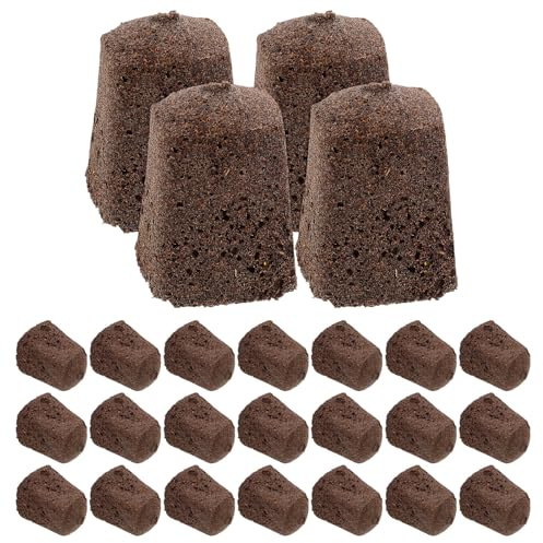 Homoyoyo Cubetti di Torba di Cocco Marrone 30 Blocco di Germinazione Ritenzione Idrica per Coltivazione Fuori Suolo per Diverse Tecniche di Coltivazione di Piante