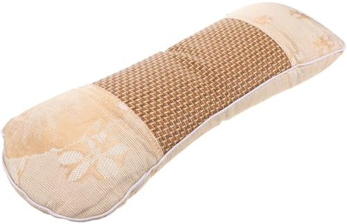 MUSISALY Almohada de Verano de Seda Fría Relleno, Rollo de Almohada Cuello, Transpirable y Suave al Tacto, Adecuado para Usar en Verano