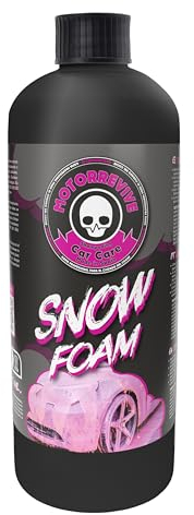 MOTORKIT Motorrevive Schiuma detergente Snow Foam Rosa Shampooing Car Care 500 ml per idropulitrici e Pompe a Pressione