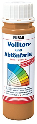 PUFAS Vollton- und Abtönfarben terrakotta 0,25 Liter