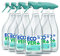 Ecover Detergente spray per vetri senza aloni, profumo di tè verde e pompelmo, 6 x 500 ml