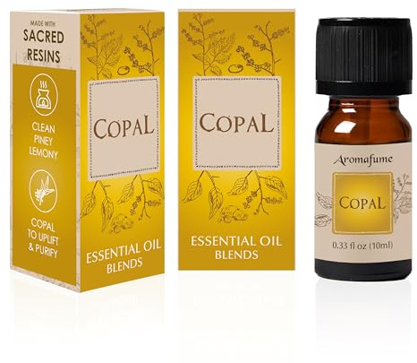 Copal Resin Essential Oil Diffuser Blend 30ml by Aromafume | Protium Copal (Burseraceae) Extract | Native to Mexico | Deepened Relaxation & an ambience for Rituals | Charged with Pure Resins