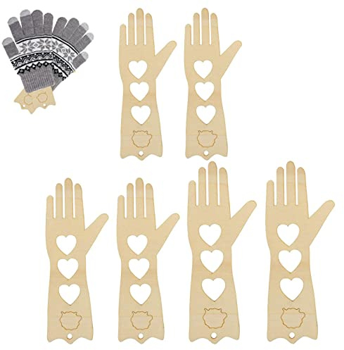 Handschuhe Blocker Holz – Fäustling Blocker | Handschuhe Display Modell Handschuhe Form Fäustling Dehner Hohlmuster Strickhandschuhe Vorlage