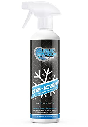 Liquid Armour - Car Windscreen De-icer Spray | Rapid & Powerful Defroster | No Scraping Needed, Removes Snow and Ice Fast - 500ml