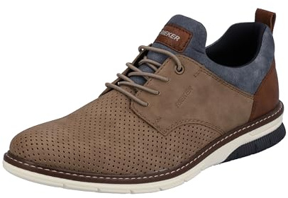 Rieker lågtopp sneakers 14450, herr halvskor, Beige, 40 EU