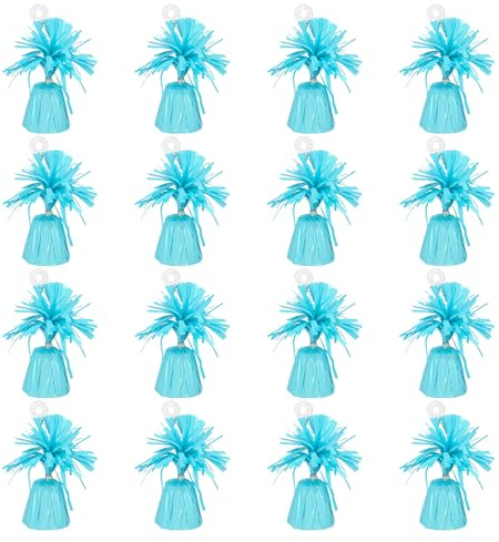 Boland - Pesas para globos con lámina metálica, 16 piezas, 160-180 g