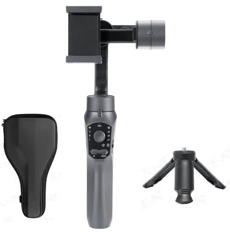 Rordigo F10 3-Axis Handheld Gimbal Smartphone Stabilisateur Téléphone Portable Selfie Stick pour Téléphone Vlog Anti Shake Enregistrement Vidéo