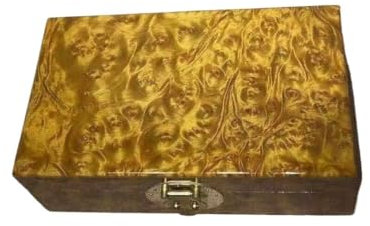 UPGEQMDK Chinesische Schmuckschatulle, goldene Nanmu-Schmuckschatulle, Schmuckschatulle, Teeschatulle, Aufbewahrungsbox, Ye Nan-Geschenkbox aus massivem Holz und goldenem Kampfer.