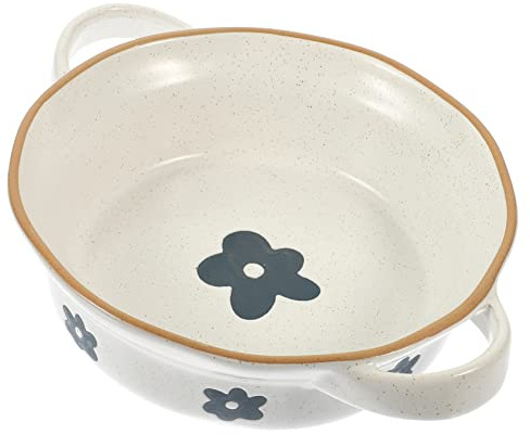 MOLUCKFU Ciotola in Ceramica Per Servire Cibo Ciotola in Stile Giapponese Per Insalata Per Conservare Frutta o Zuppa Casa