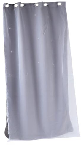 Garneck Doppelvorhänge Mit Ausgehöhlten Sternen Verdunkelungsvorhänge Und Gardinen Leicht Zu Montieren Für Schlafzimmer Arbeitszimmer Wohnzimmer Büro