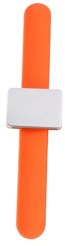 Gatuida Magnetisches Silikon Armband Friseurbedarf Haarspangenhalter Ohrfeigenarmband Für Friseure Praktische Handgelenk Halterung Orange