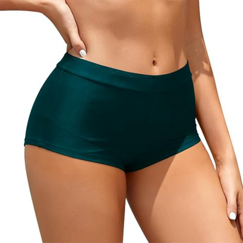 Rayson Slip Bikini da Donna Estate Classico Costumi da Bagno Curvy Semplice Pantaloni da Nuoto a Vita Media