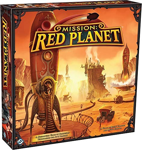 Fantasy Flight Games Mission: Red Planet Board Game Ages 14+ 2-6 Players 45-90 Minutes Playing Time | Ages 14+ 2-6 Players 45-90 Minutes Playing Time