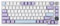 EPOMAKER Ajazz AK820 Pro 75% Gasket Clavier Mecanique sans Fil/Bluetooth/USB, RGB Rétro-Éclairé, TFT écran, Foam d'insonorisation pour PC/Mac/Win (Blanc Violet, Ajazz Gift Switch)