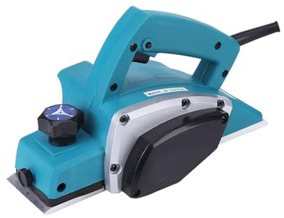 Fafeicy Handheld Electric Wood Planer 800W, 220 V Power Tool with Depth Adjustment & Self Locking Switch, 16000RPM for Home DIY Furniture Making