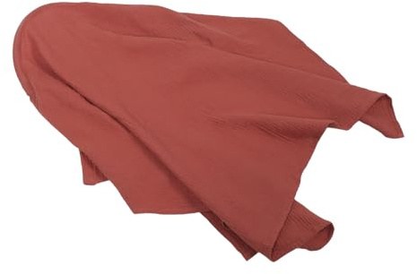 Abaodam Cotton Nursing Scarf with Arch Neckline Design and Adjustable Straps, Breathable Multi-use Nursing Cover, Enhanced Privacy and Comfort in Crowded Places Like Malls