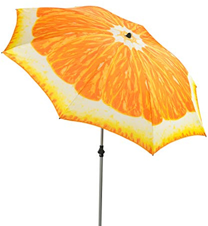 Doppler GS Basic 200 - Sonnenschirm für Balkon oder Garten - Regenabweisend - Knickbar - ca. 200 cm - Orange