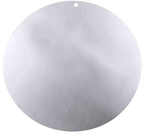 Contacto Tortenunterlage aus Aluminium, Ø 40 cm, 1,2 mm Stärke, mit Aufhängeloch, schwere Qualität, für Tortenböden