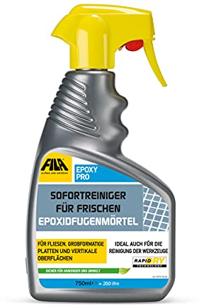 FILA Surface Care Solutions, EPOXY PRO - Limpiador instantáneo de acción rápida para lechada epoxi fresca, 750 ml