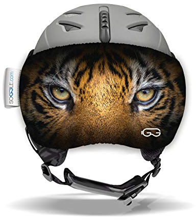 SOGGLE Vizor Visier Schutz für Visierhelme (Skihelme), Farbe:Vizor Eyes Tiger