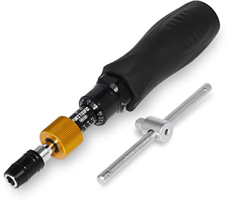 FIRSTINFO Tournevis Dynamométrique 1/4 1-6 Nm avec Barre en T H5182 | Précision 1-6 Nm certifiée, mandrin 1/4 à serrage rapide et barre en T incluse pour un couple élevé et fiable.