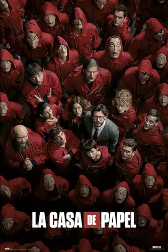 Close Up Póster La Casa De Papel - Profesor [Netflix Serie] (61cm x 91,5cm)