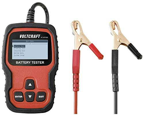 Testeur de batterie de voiture VOLTCRAFT VC-BT100 12 V, 24 V 79 mm x 28 mm x 128 mm