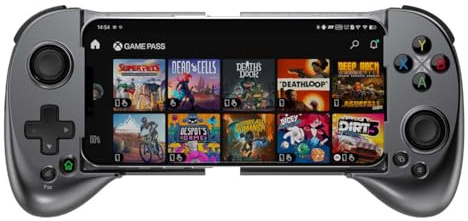 ShanWan Controller di gioco mobile per iPhone/Android con supporto per la custodia del telefono, gamepad wireless Bluetooth - PS Remote Play, Xbox Cloud, Steam Link, GeForce NOW, MFi Arcade