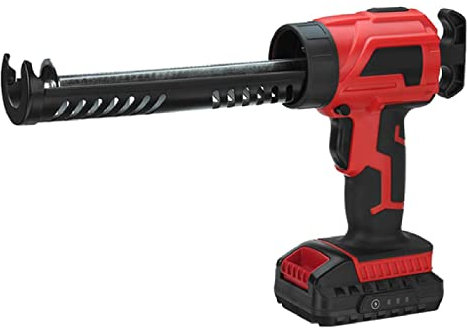 20v Power Caulk and Adhesive Gun with Charger and Battery, Sausage Caulking Gun Automatic Cordless Caulking Gun, Adjustable Thrust Ratio, No Dripping Regulating, Sealant Caulking Gun