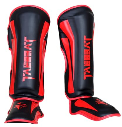 ForceRoute Schienbeinschoner Kickboxen,Box Schienbeinschoner,Schienbeinschoner Kickboxen Training,Gepolsterte,Schienbein Schutz Mit,Verstellbare,Breathable,FüR Muay Thai,Kickboxen,Boxen,Kampfsport