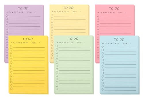 Haftnotizen, 300 Blätter Sticky Notes, 15 X 10cm To Do Listen Block, Haftnotizen Klebezettel, Seitenmarker, Page Marker, Linierte Notizzettel Klebend für Planer Erinnerung Schreibwaren Büro Schule