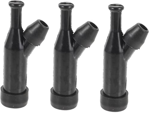BELLIFFY 3stücke Zündkerzenstecker Aus Kunststoff Für Rasenmäher Generatoren Traktoren Wasserpumpen Mit Isoliertem Design Für Einfache Zündkerzenwechsel Und Mechanische Belastung