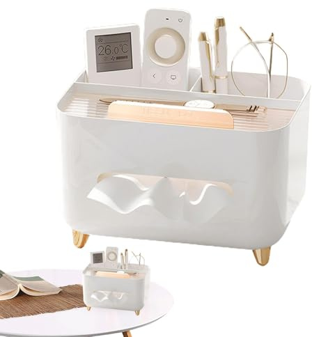 Portatovaglioli decorativo, moderno dispenser di tovaglioli per cucina, organizer unico da tavolo, porta fazzoletti antiscivolo, portaoggetti per tovaglioli di carta, elegante porta fazzoletti